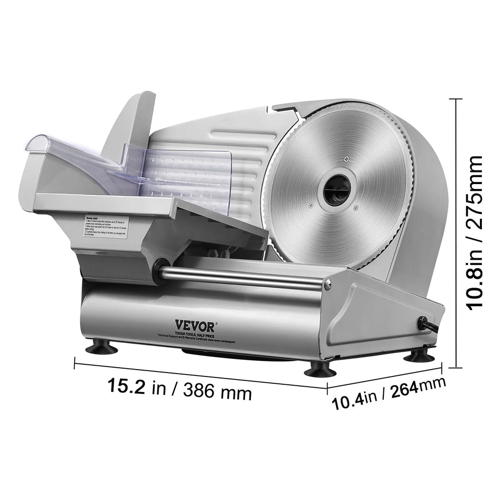 Electric Deli Food Slicer  Stainless Steel Blade