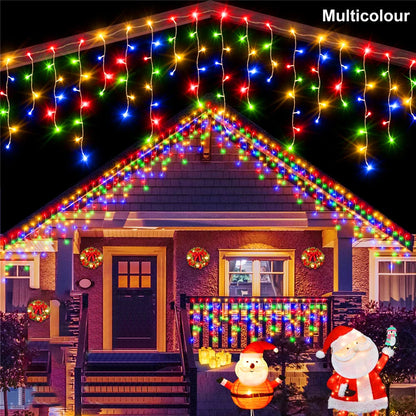 Christmas Decorations Lights Solar Icecicle
