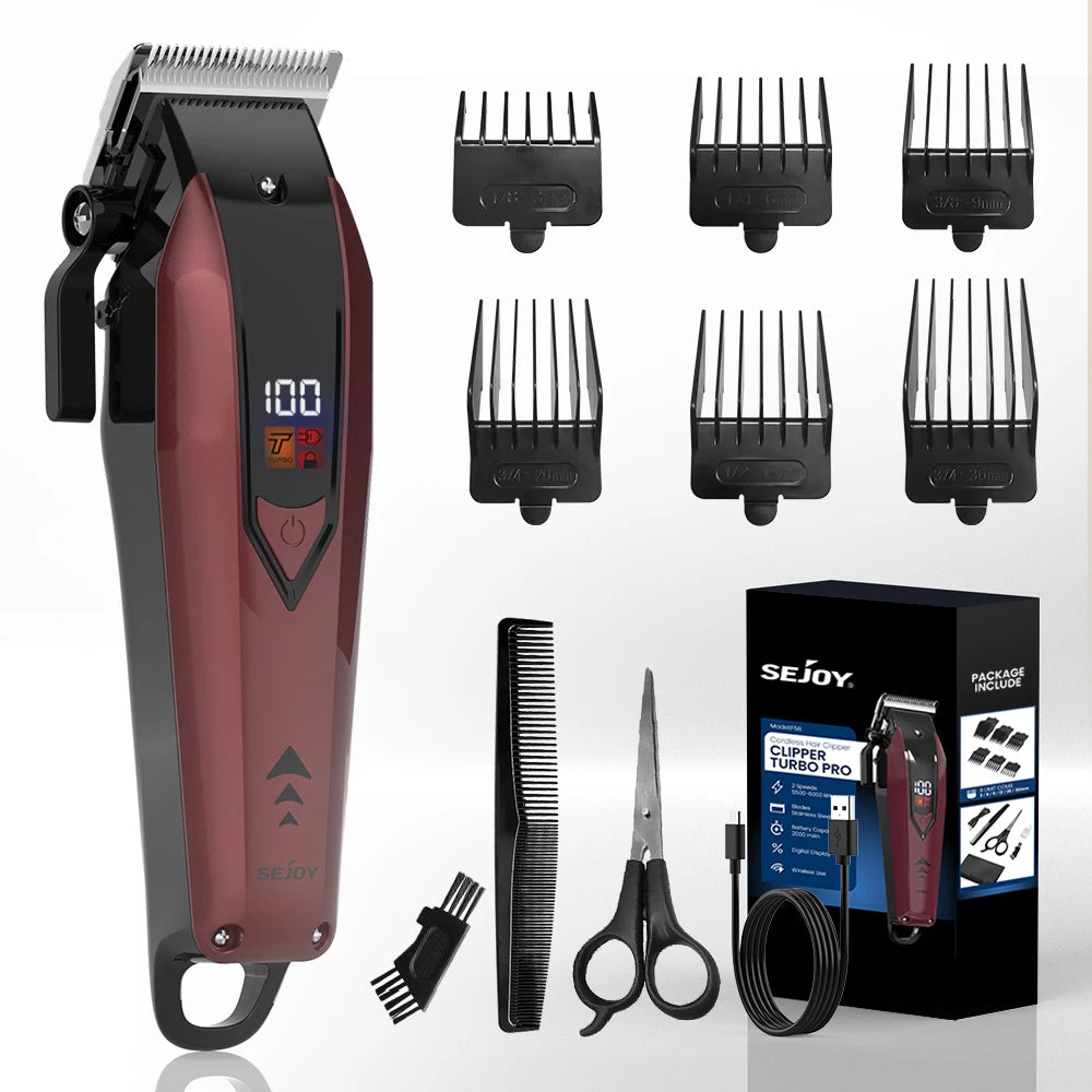 Portable Combo Kit Barber Hair Clipper For Men