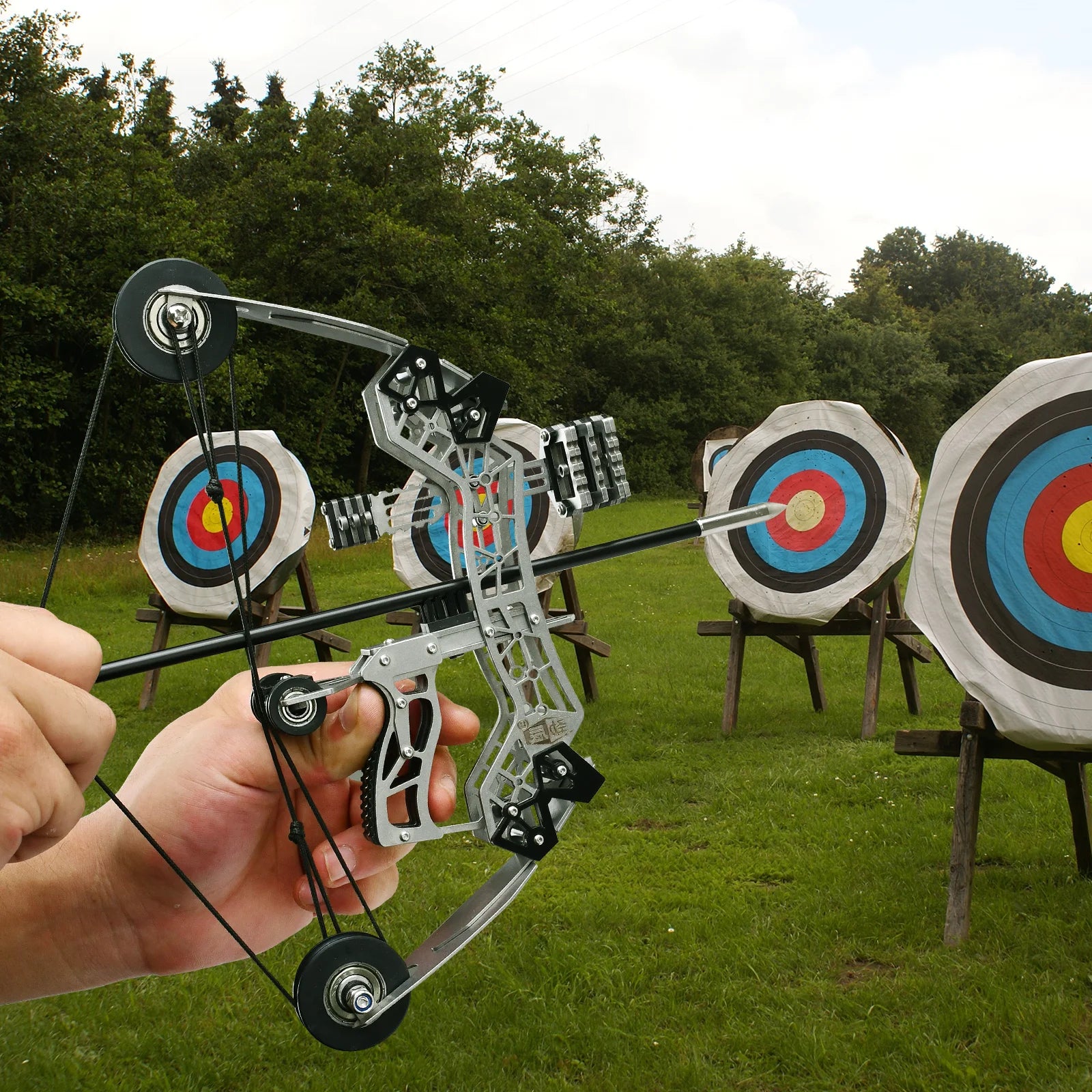 Archery 10.2" Mini Compound Bow and Arrows Set