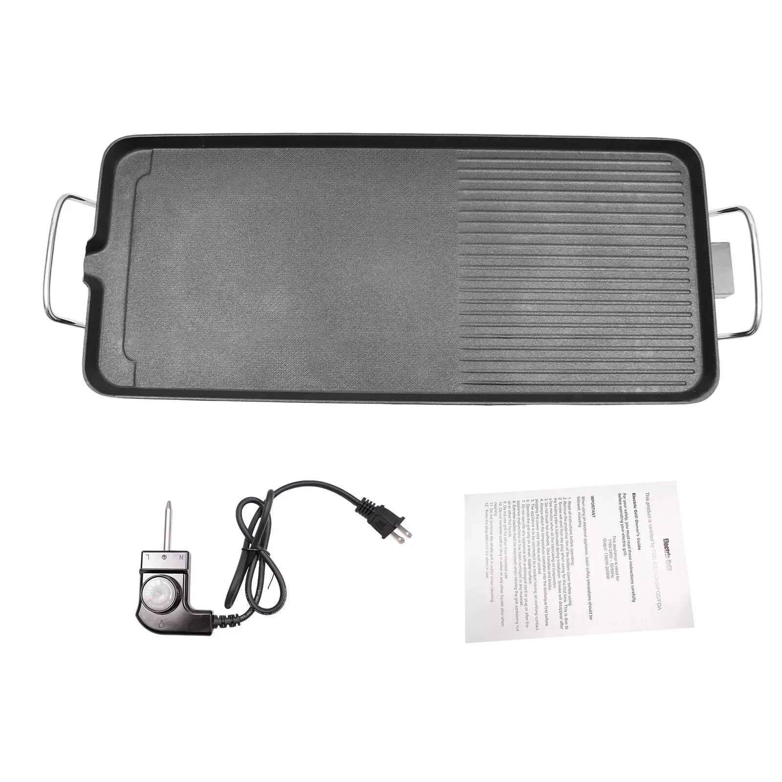 Smokeless Outdoor Electric BBQ Grill Portable