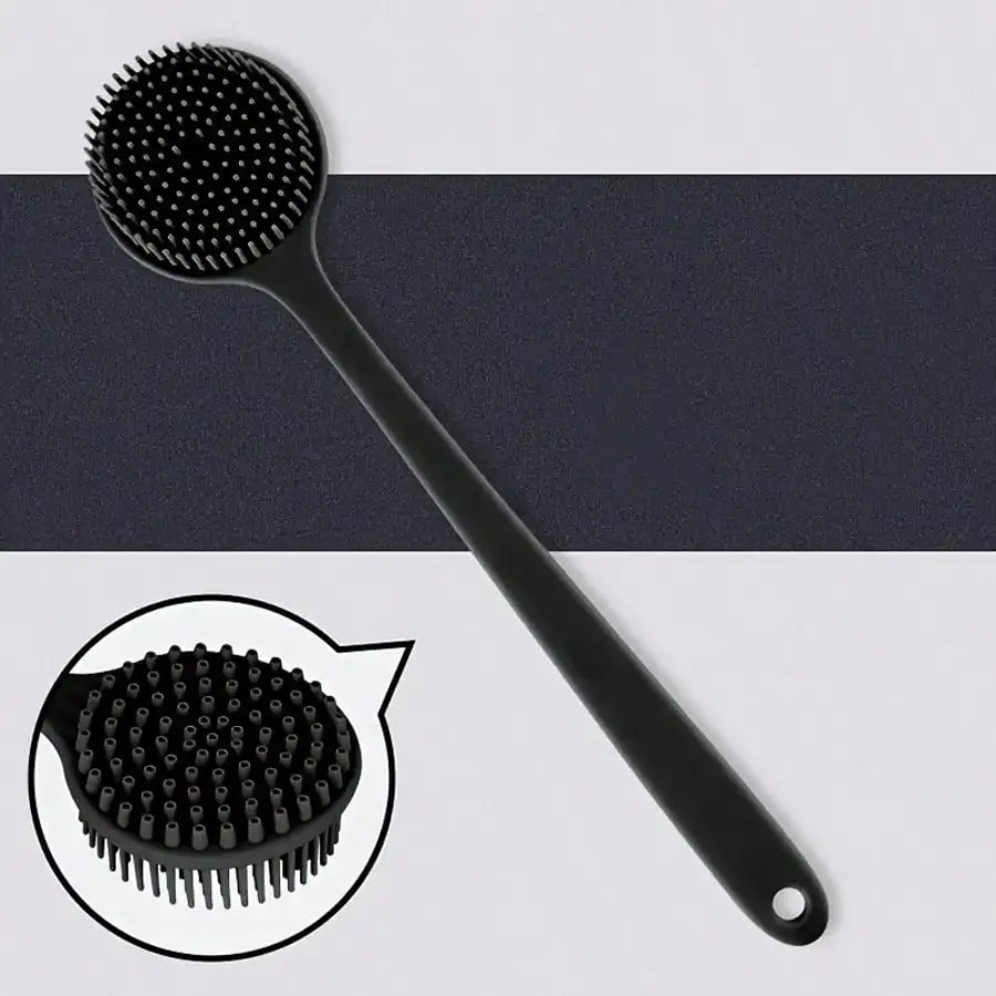 Silicone Bathing Brush with Long Handle