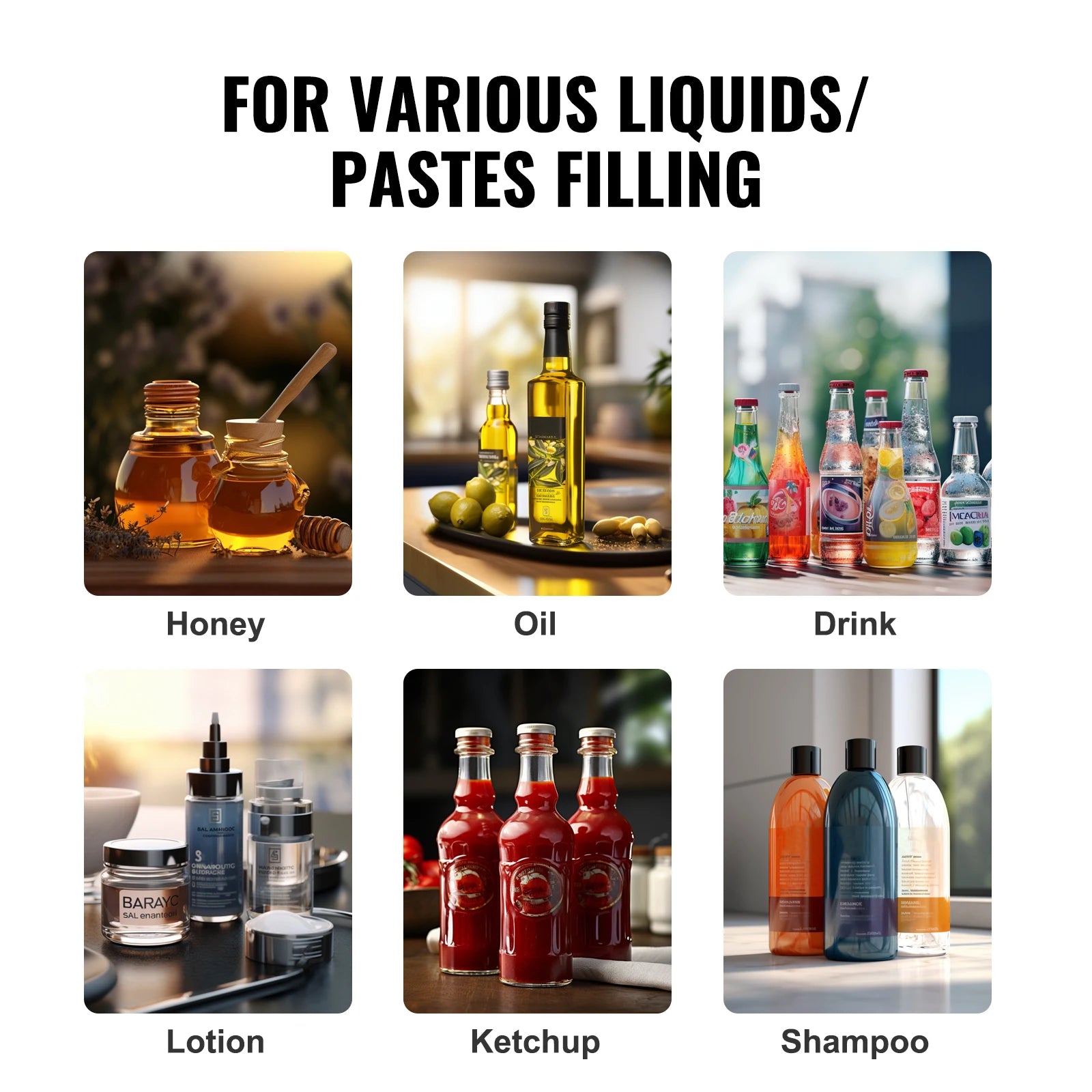 A03 5-50ml/5-100ml Manual Liquid Filling Machine