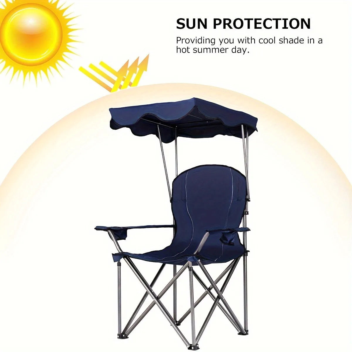 Portable Folding Beach Canopy Chair