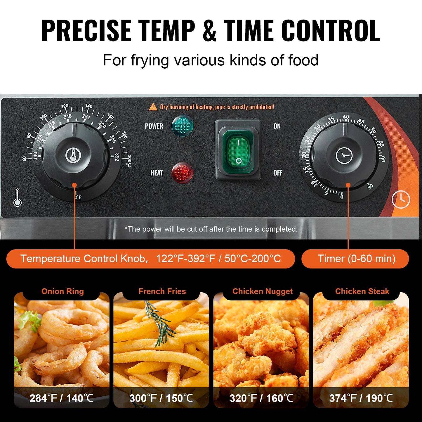 12L Electric Deep Fryer