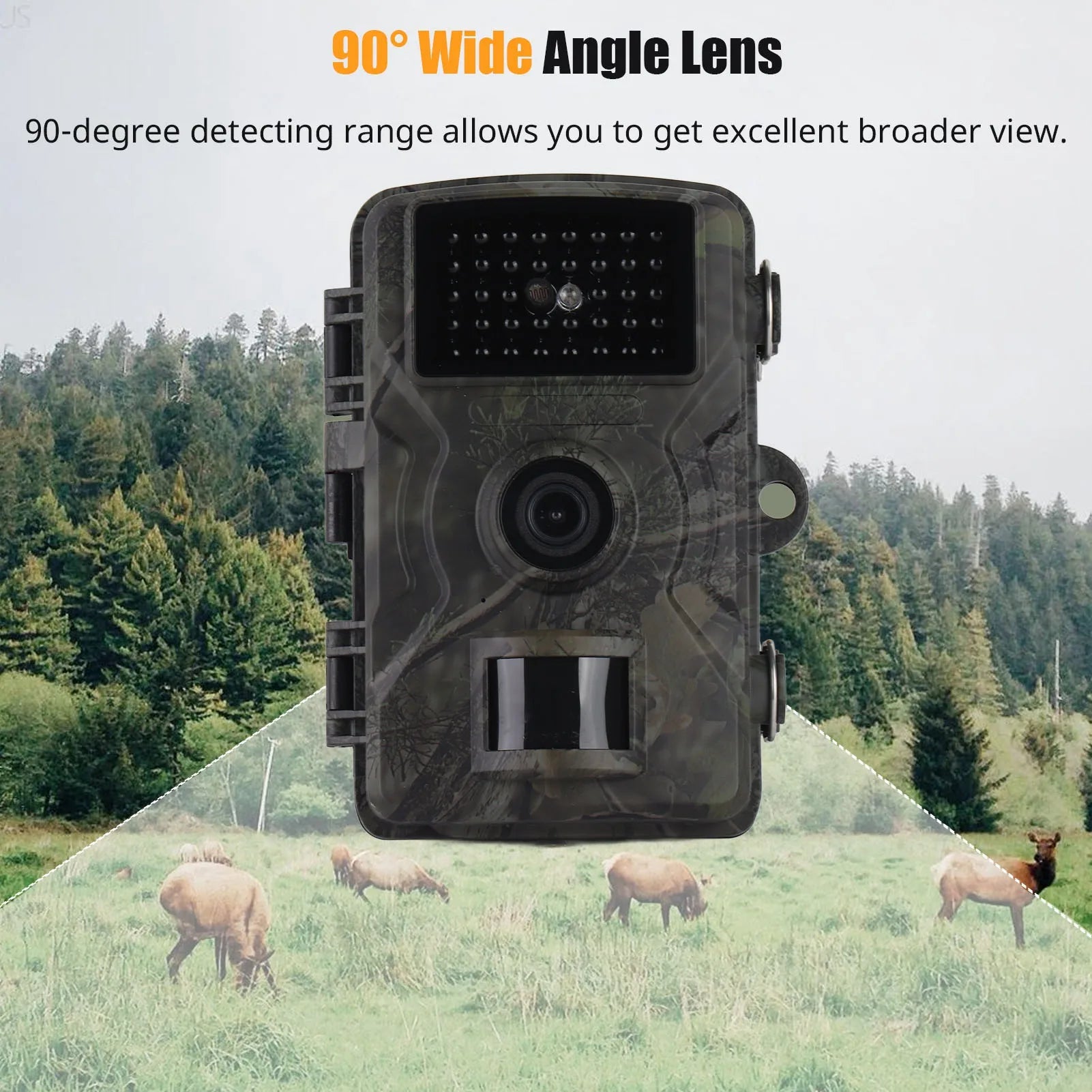 1080P Hunting Camera 2.0in LCD 16MP Infrared Night Vision