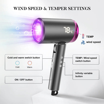 1800W Professional Salon Hair Dryer