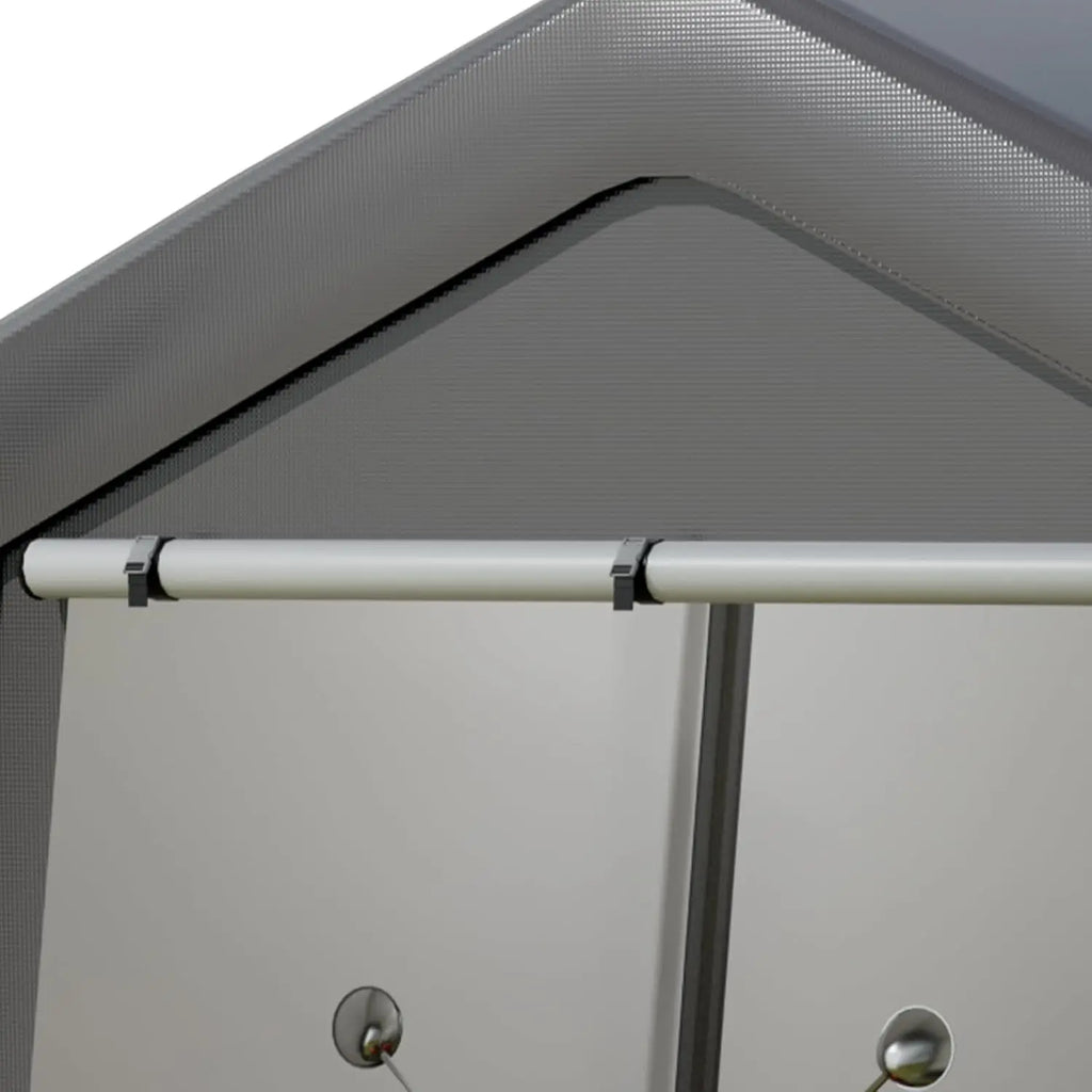 Grey Outdoor Storage Shed