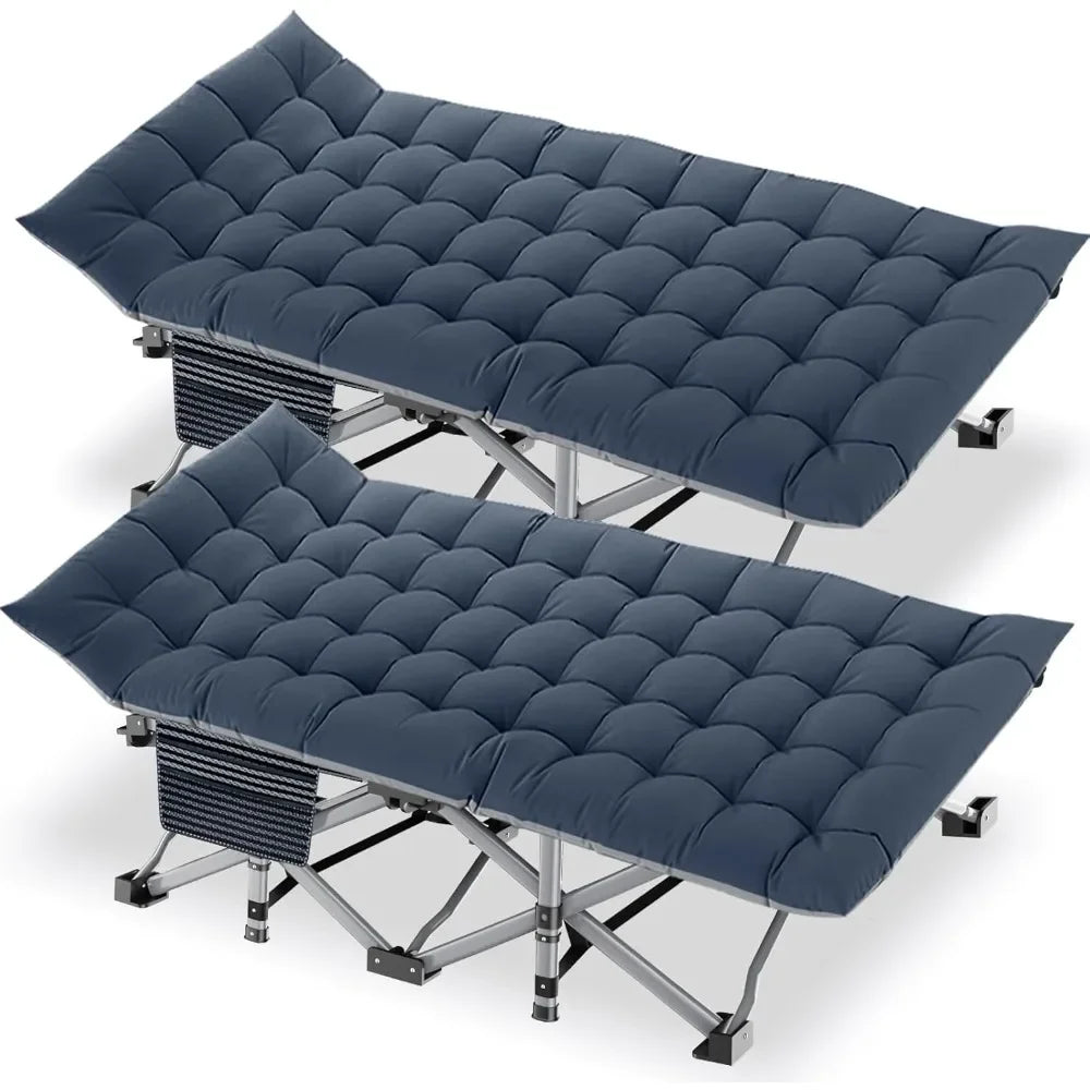 Folding Camping Cot with Mattress,