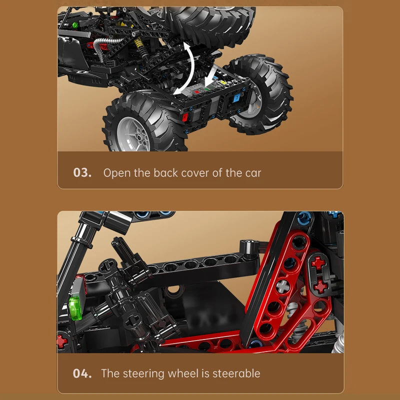 Remote Control Bigfoot Climbing Car