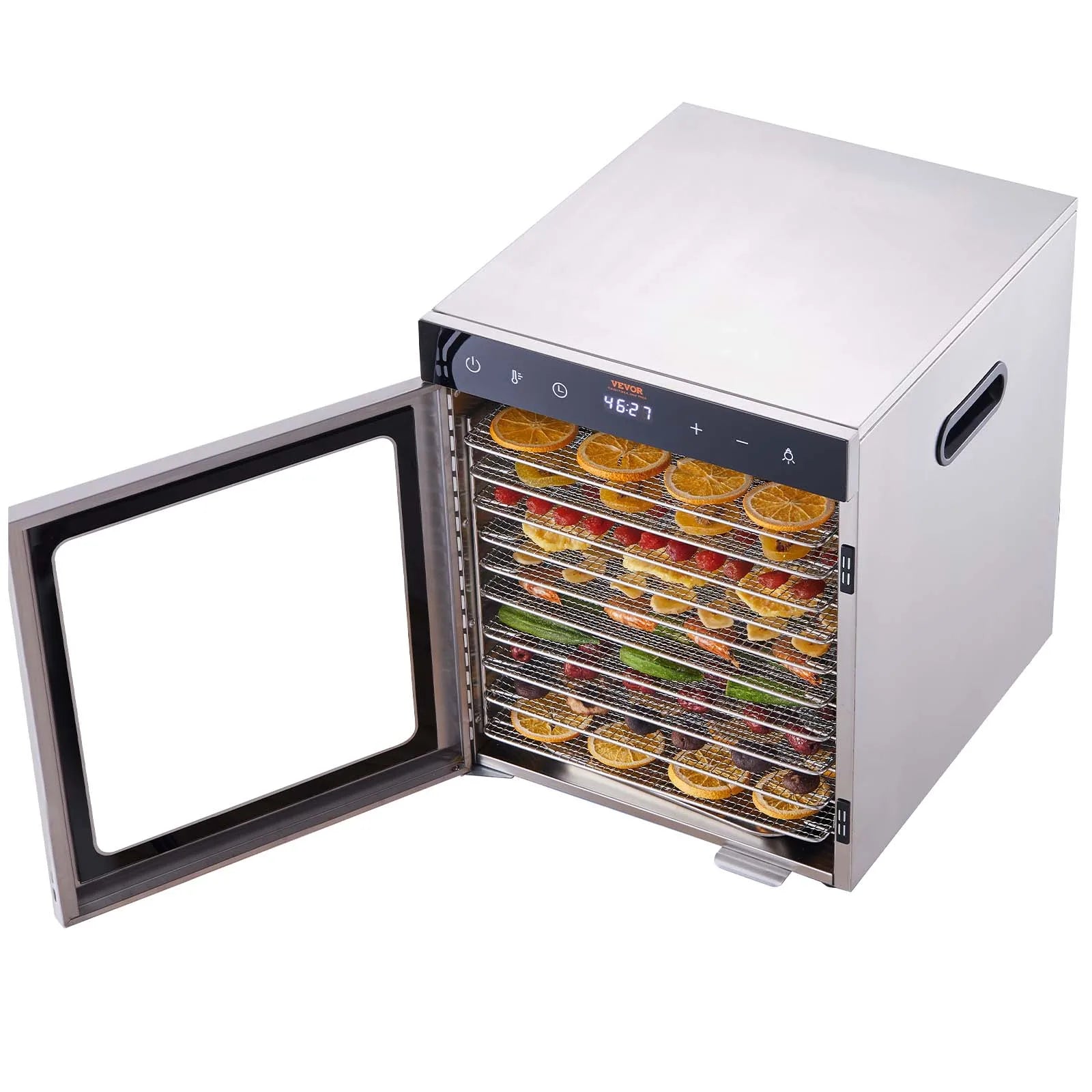 10 Trays Food Dehydrator Stainless Steel