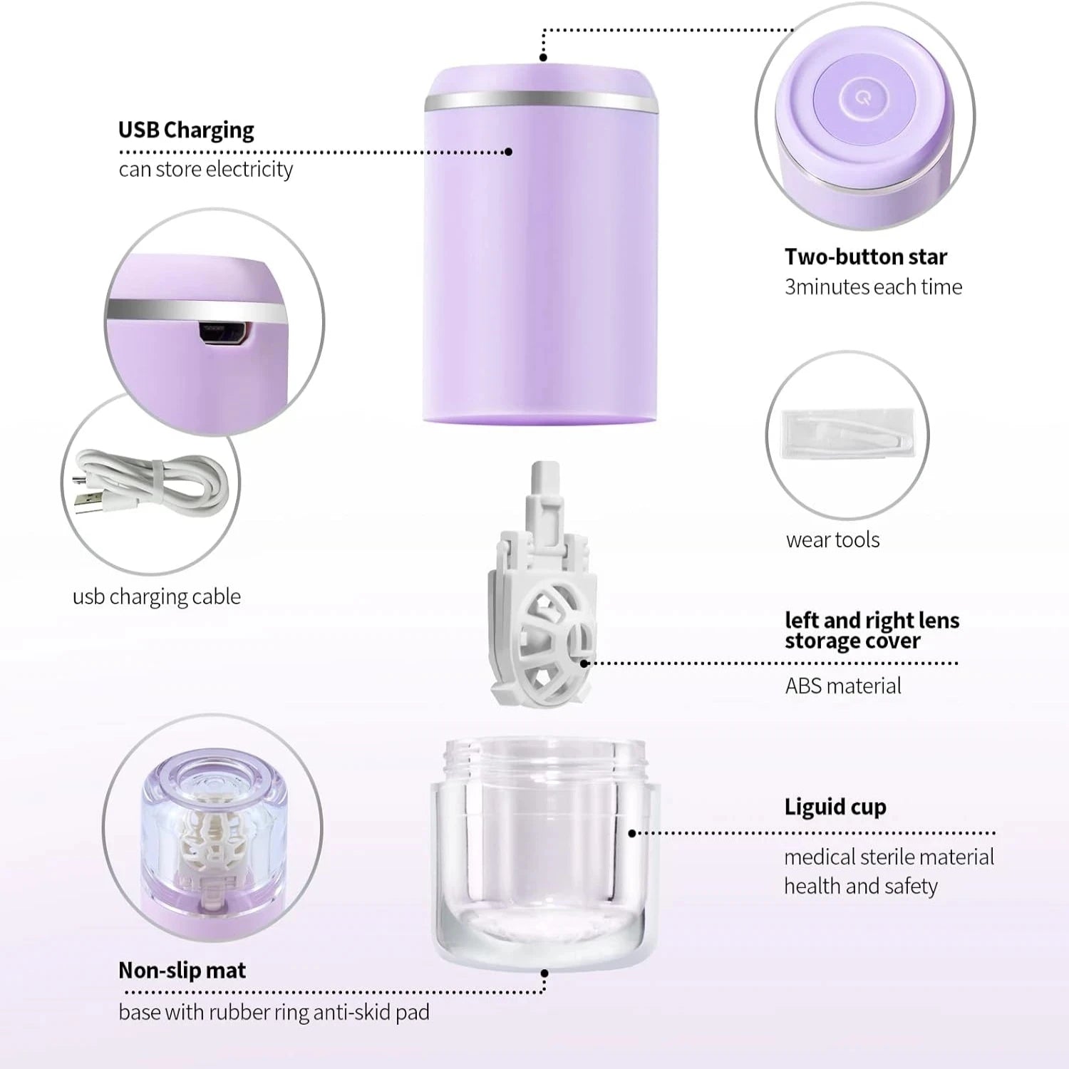 Ultrasonic Contact Lens Cleaner