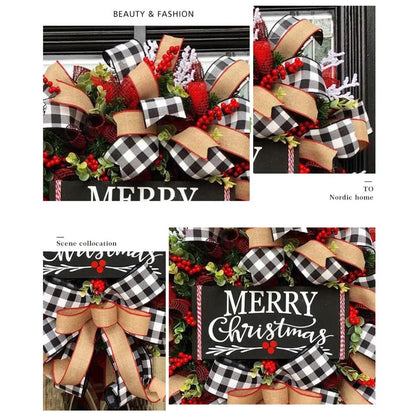 Christmas Holiday Art Wreath