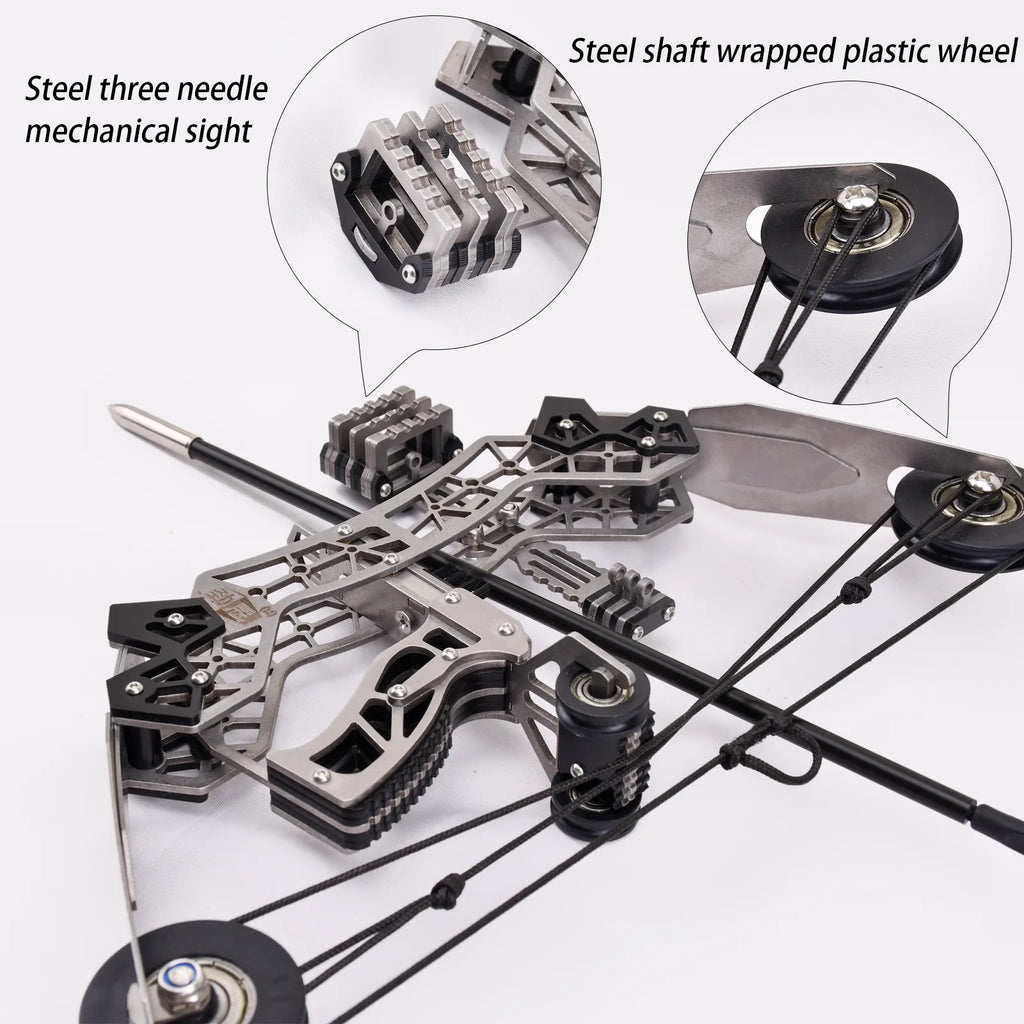 Archery 10.2" Mini Compound Bow and Arrows Set