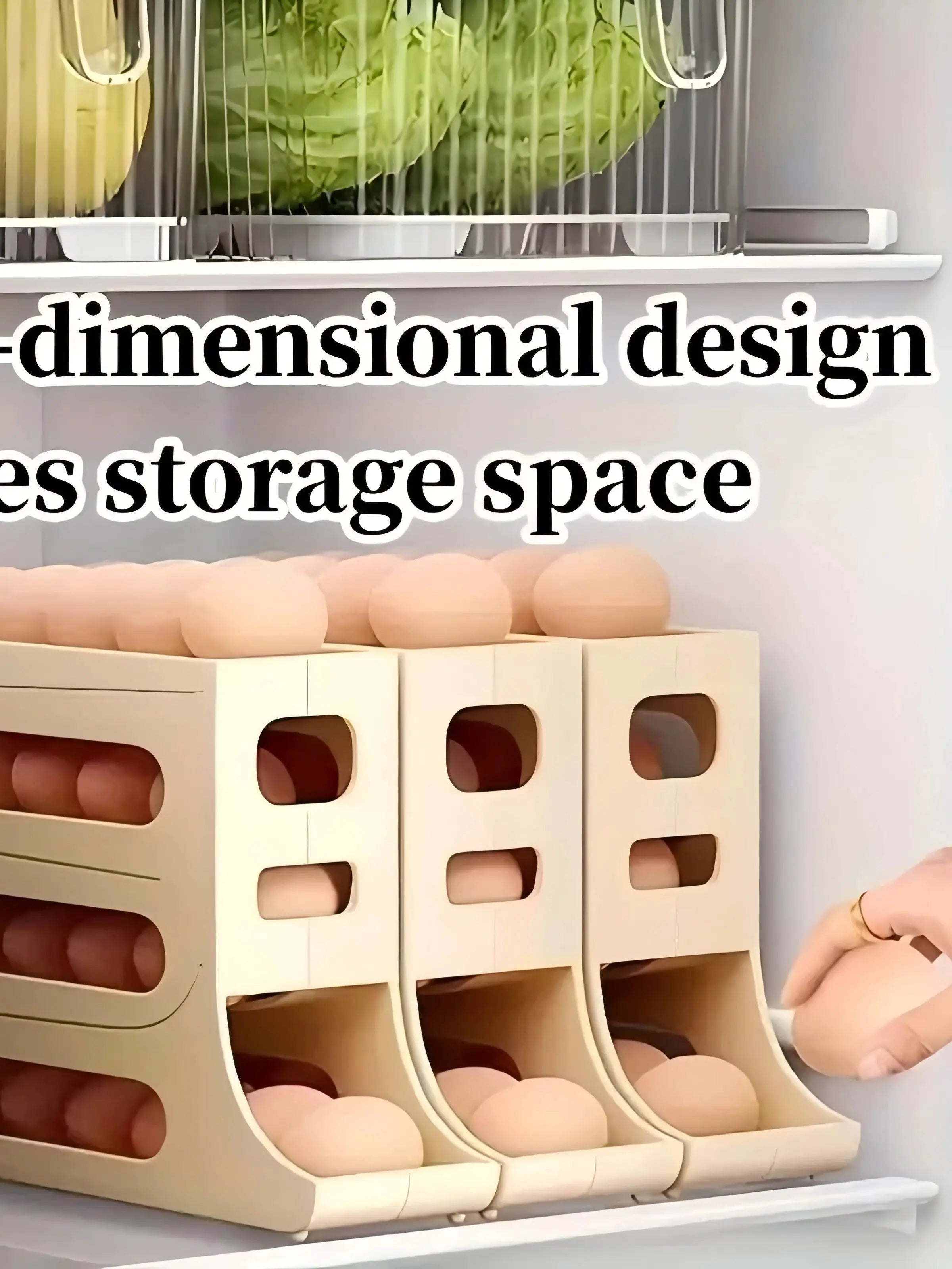 4 Tiers Egg Holder for Fridge