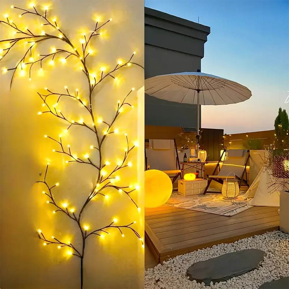 Outdoor Lighting Light String Solar Tree