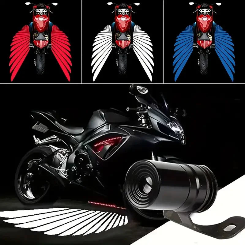 2pcs Motorcycle LED Angel Wings Cool Projection Light