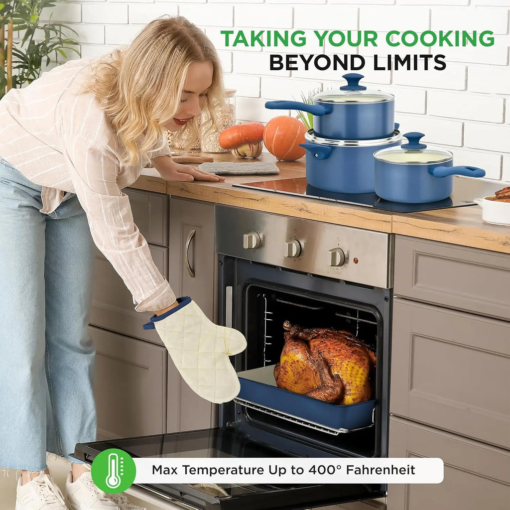 54 Piece Professional Grade Complete Home Kitchen Cookware Set