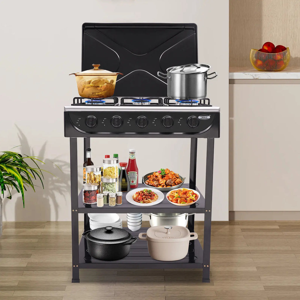 5-Burner Gas Stove Outdoor