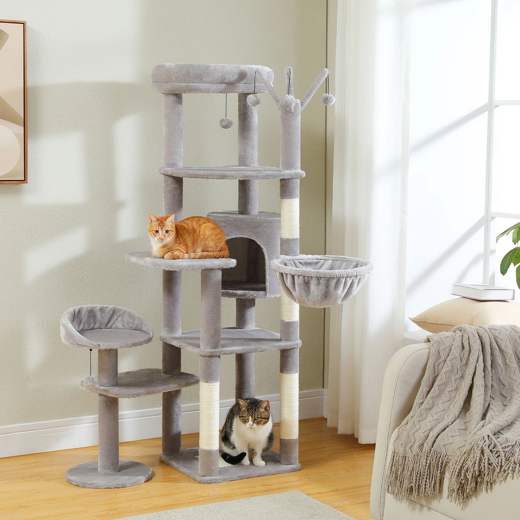 Multi-Level Cat Tree with Scratching Post