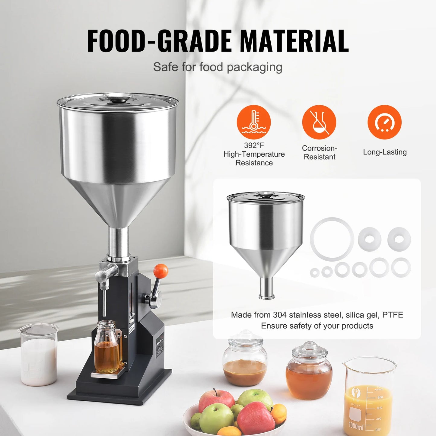 A03 5-50ml/5-100ml Manual Liquid Filling Machine