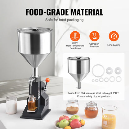 A03 5-50ml/5-100ml Manual Liquid Filling Machine
