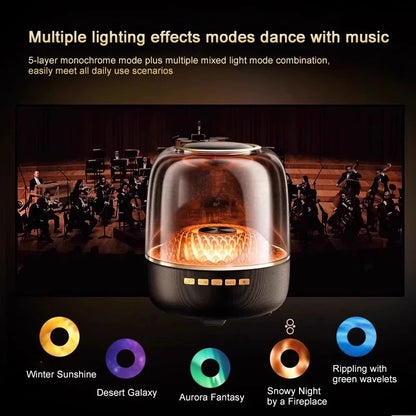 5th Glass Bluetooth Speaker Subwoofer