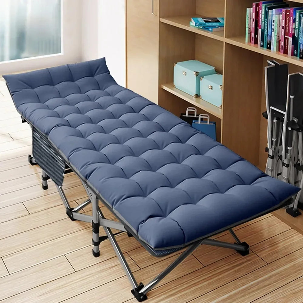 Folding Camping Cot with Mattress,