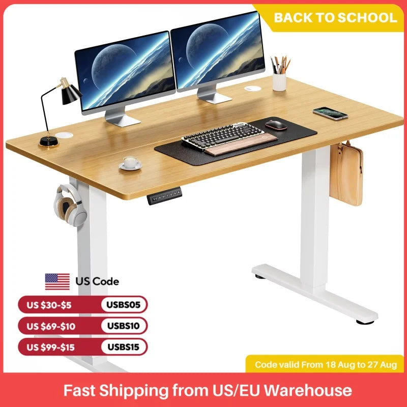 Electric Sit Standing Desk Height Adjustable 40x24