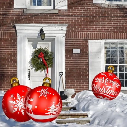 3 Pcs 32 Giant Inflatable Christmas Ball