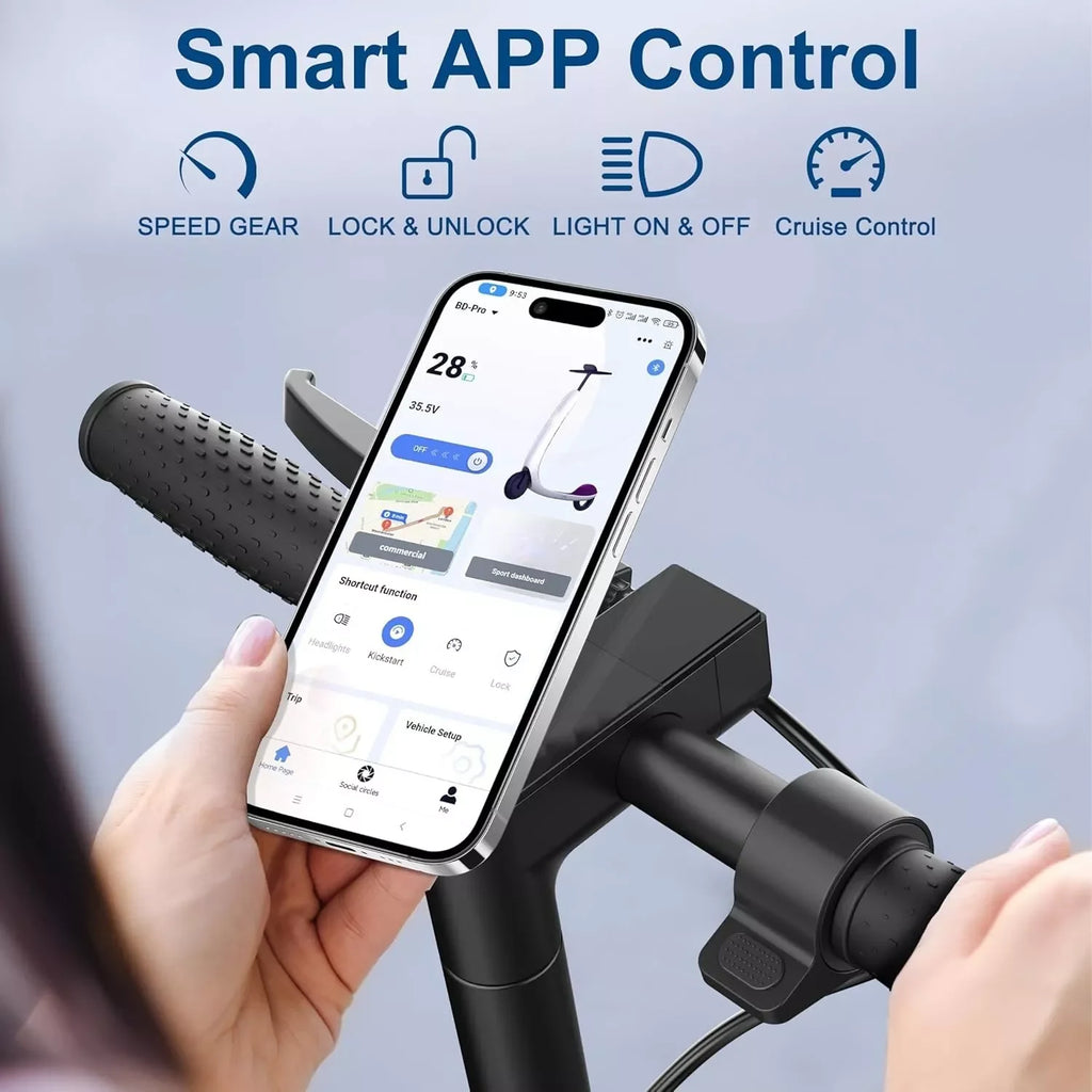 Electric Scooter 350W 19mph APP Smart