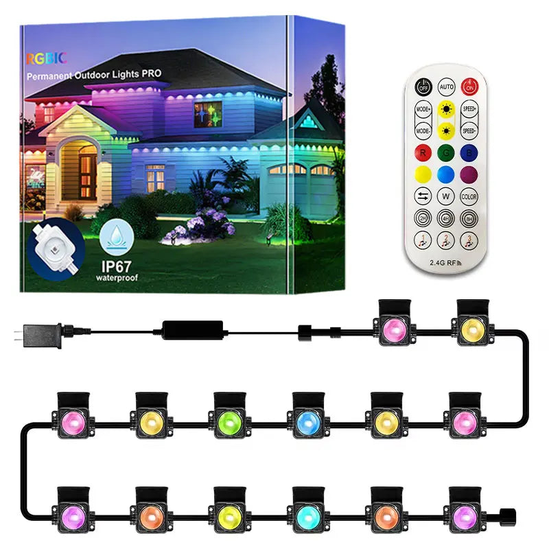 100FT 60 LEDs Permanent Outdoor Lights