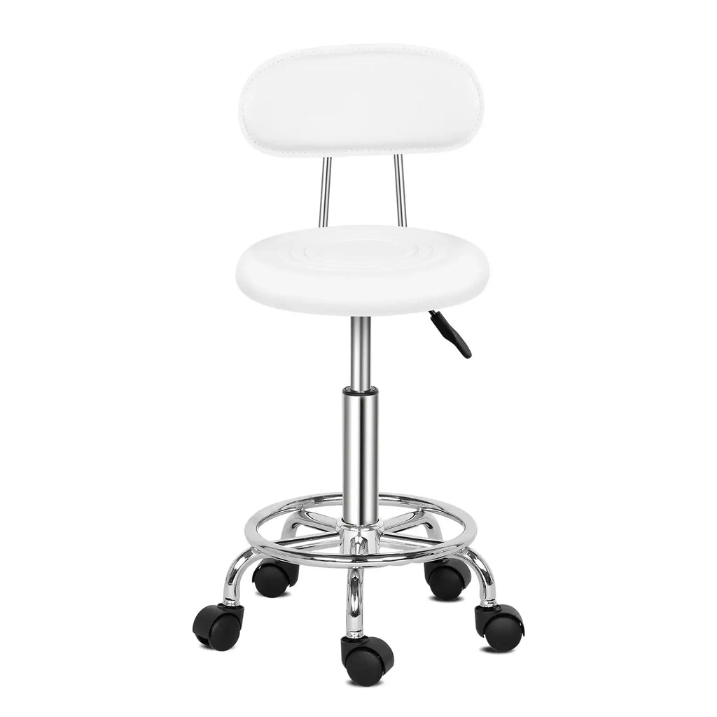 Swivel Salon Stool Chair with Backrest