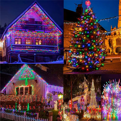 Christmas Decorations Lights Solar Icecicle