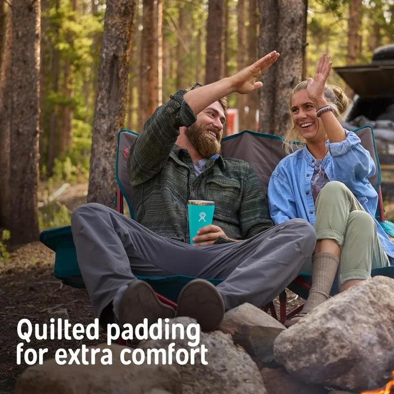 Low Loveseat Double 2 Person Camping Chair