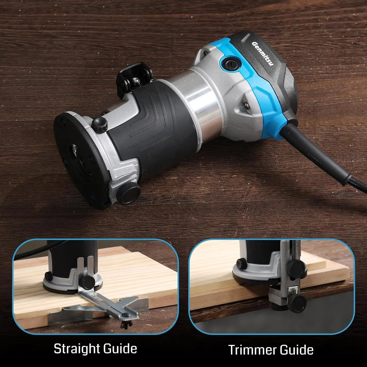 1.25 Hp Palm Compact Router Wood Tool With Fixed Base