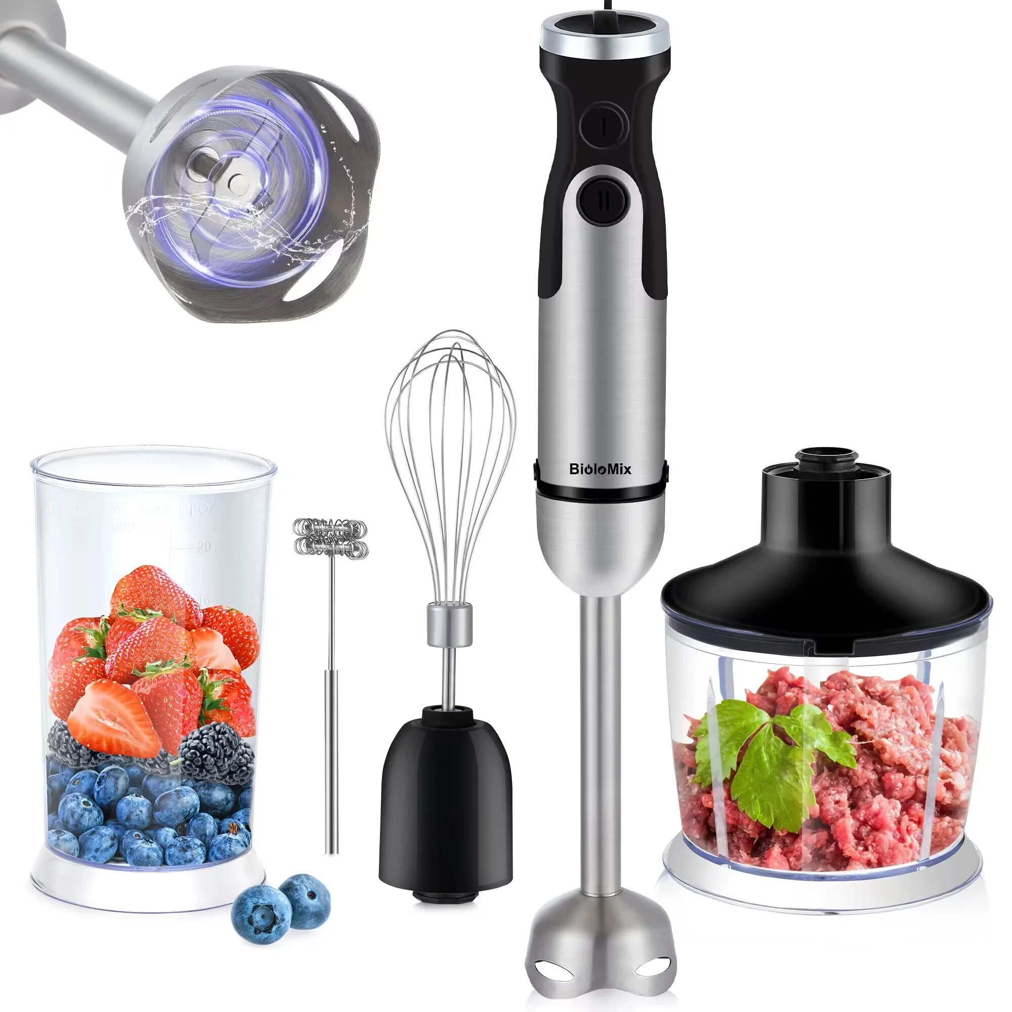 1200W 5-in-1 Immersion Hand Stick Blender Mixer