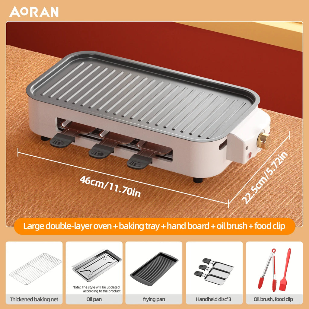 Electric Smoke-free Indoor Barbecue Grill