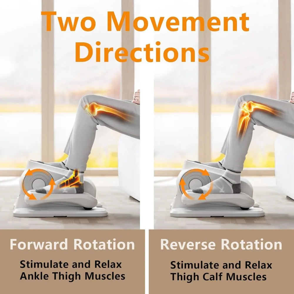 Under the desk elliptical leg fitness machine