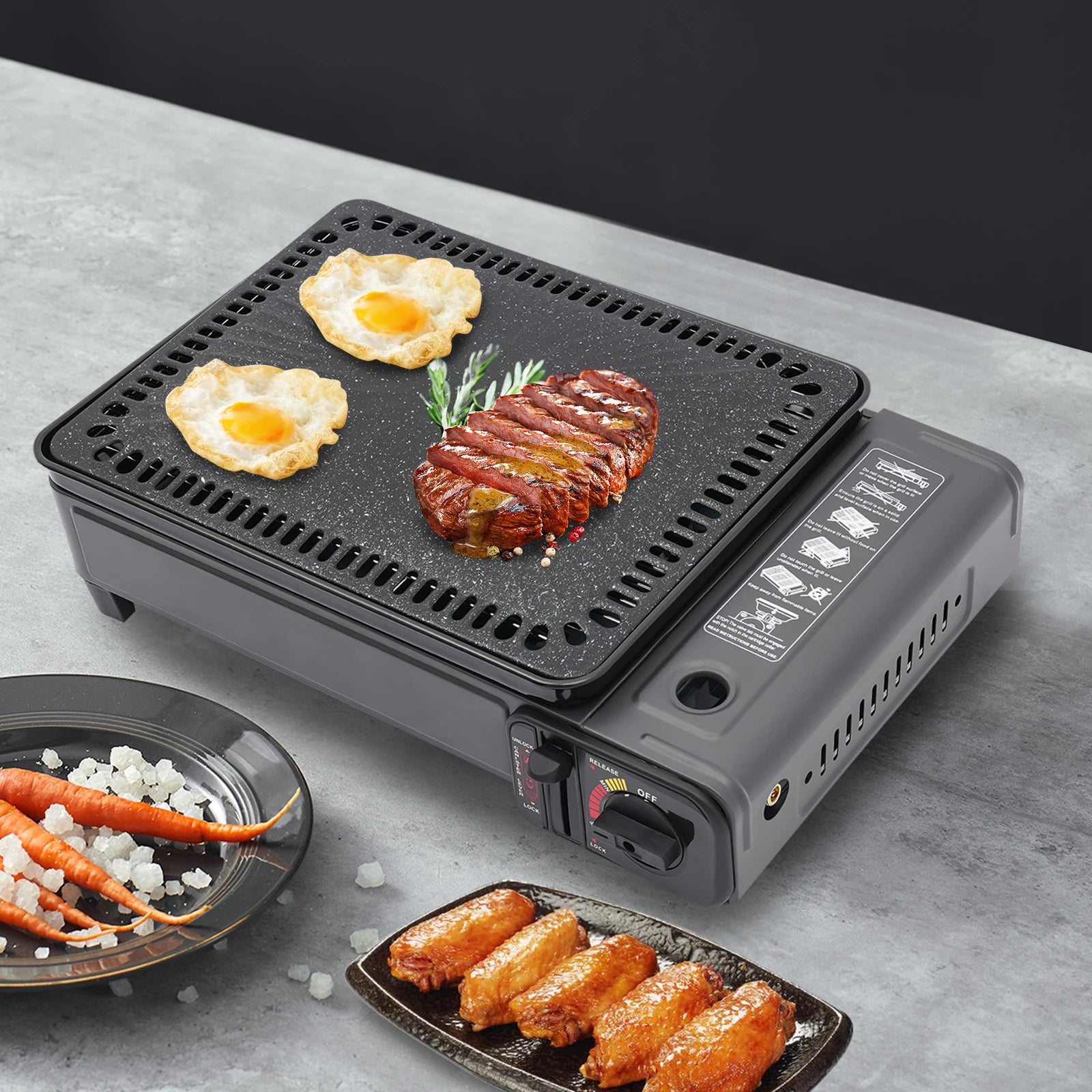 Portable BBQ Stove Butane Grill Stove