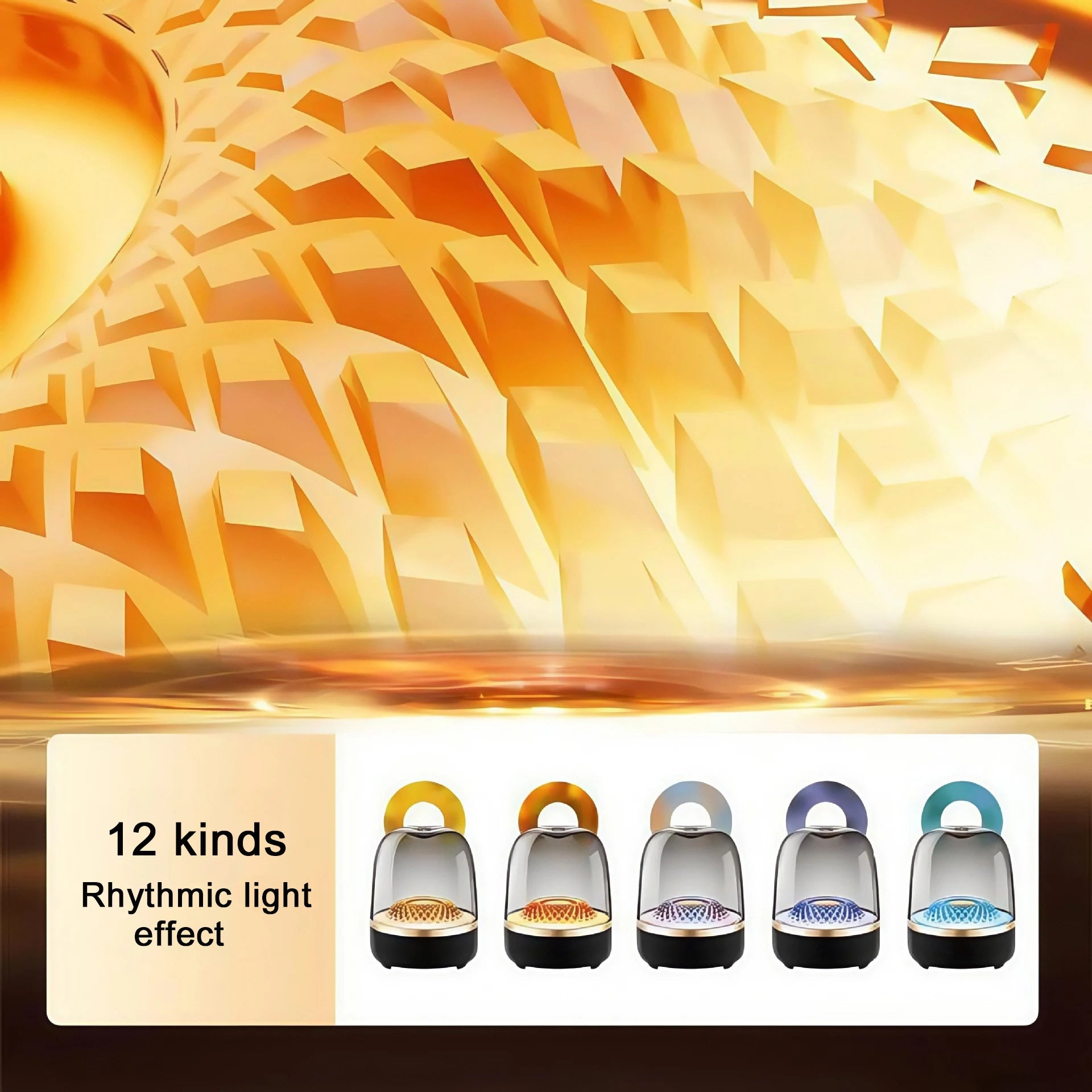 5th Glass Bluetooth Speaker Subwoofer