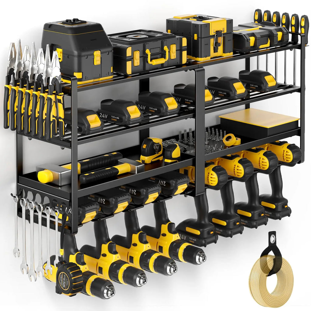 Power Tool Organizer Extended Large Heavy Duty Drill Holder
