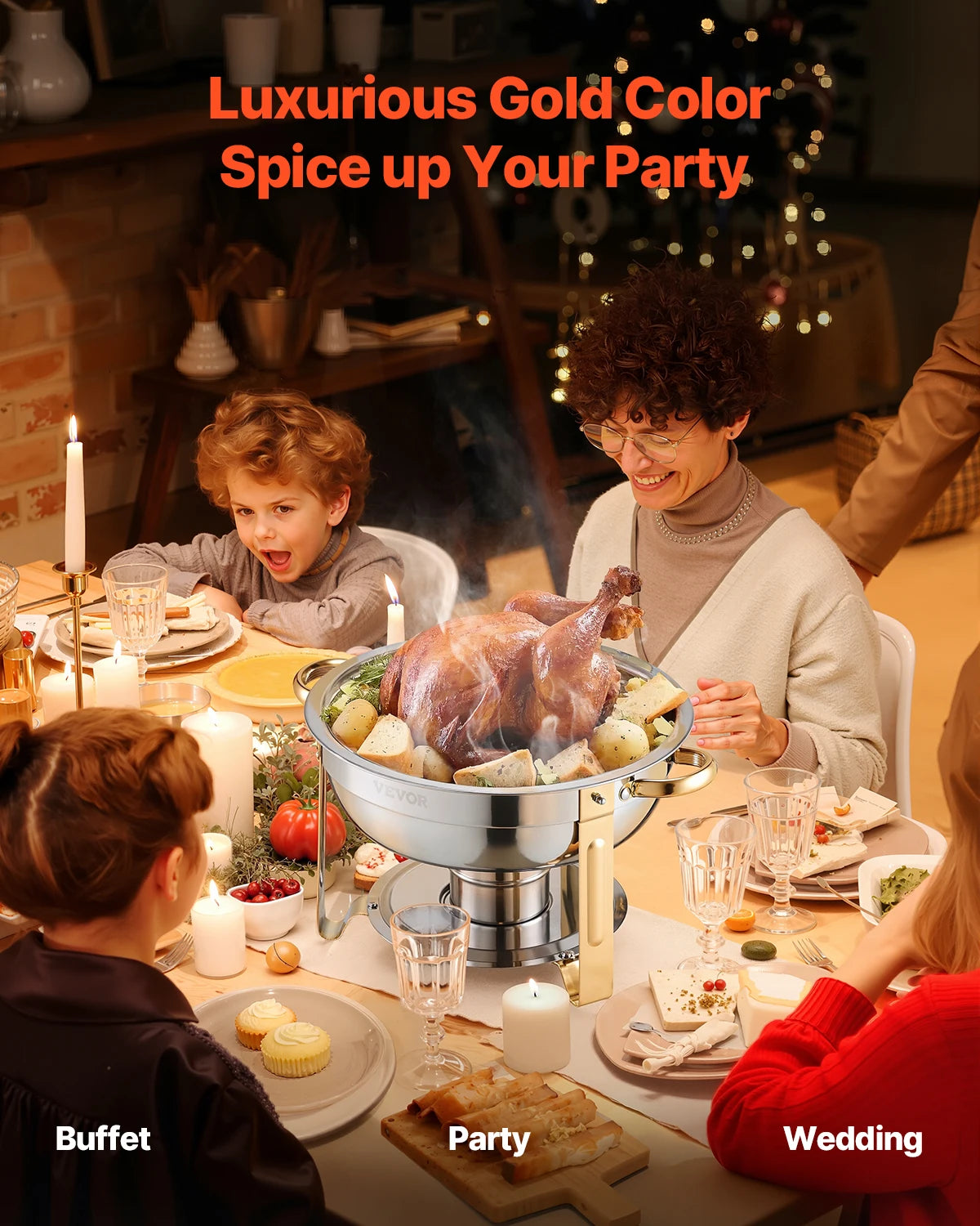 4 Pack Chafing Dish Buffet Set