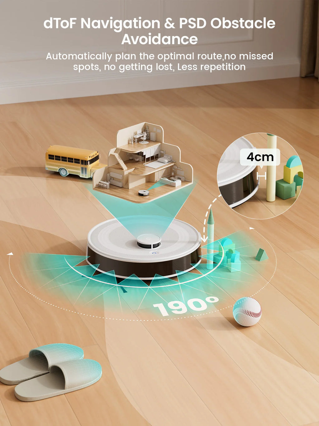 Robot Vacuum Cleaner, Laser Navigation