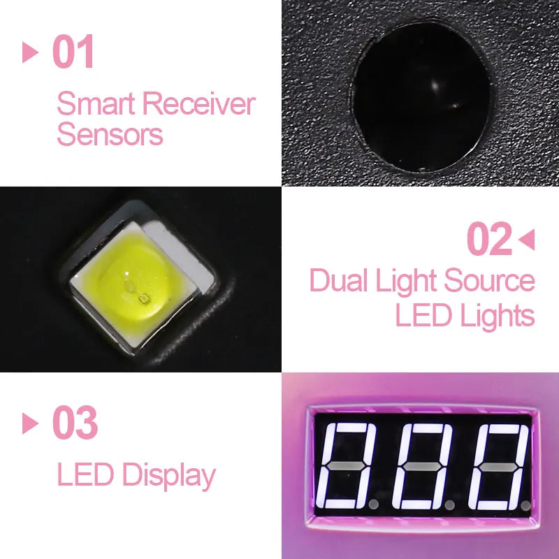 Nail Polish UV/LED Lamp for Acrylic Gel Art