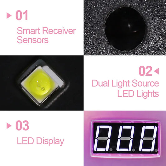 Nail Polish UV/LED Lamp for Acrylic Gel Art