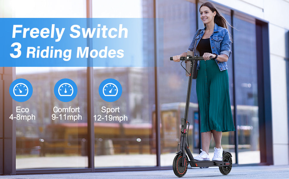 Electric Scooter 350W 19mph APP Smart